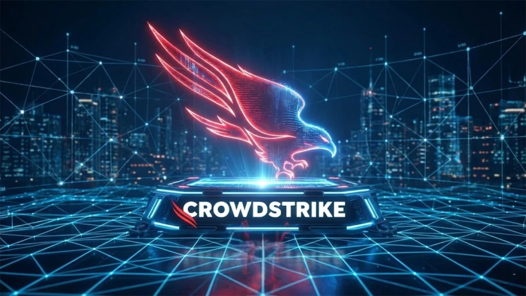 CrowdStrike Falcon platform dashboard representing identity threat detection and response leadership award from Frost & Sullivan 2026