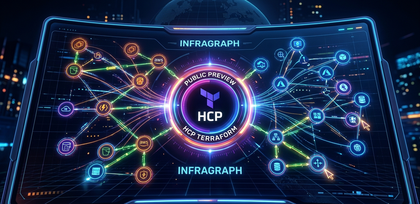 HCP Terraform Infragraph dashboard showing unified infrastructure knowledge graph across multi-cloud environments