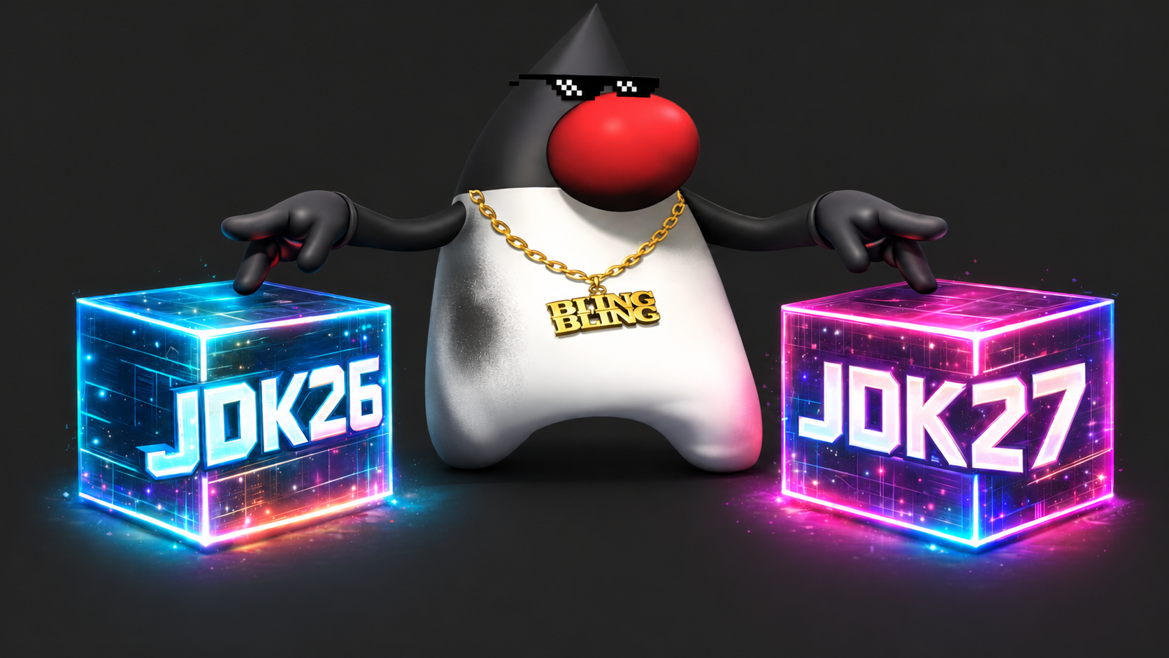 Java Duke logo representing JDK 27 new features including Vector API and G1GC as default garbage collector