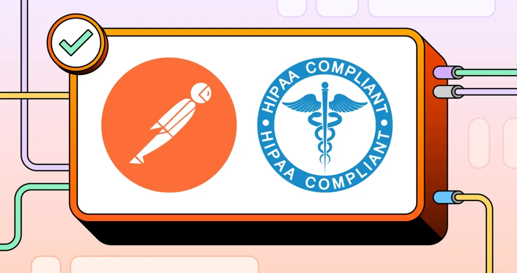 Postman HIPAA compliance security dashboard showing enterprise API data protection features