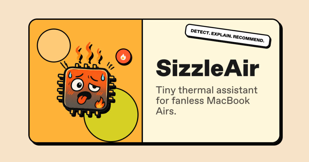 MacBook Air Thermal Tool SizzleAir Eliminates Heat Guesswork