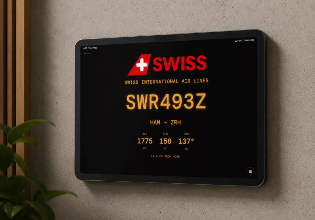 Skyty Wall App Turns Unused Devices Into Live Flight Boards for €4.99