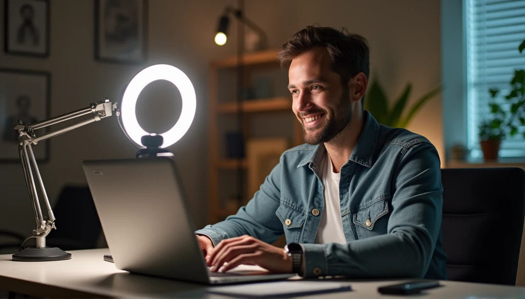 Video Call Ring Light App RingDisk Gives You Studio Lighting