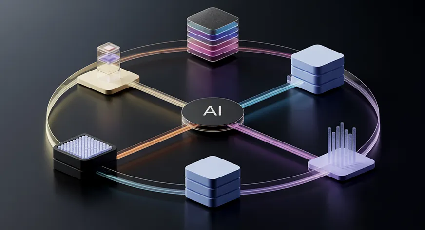 Diagram illustrating an end-to-end architecture for AI agent memory systems with long-term and shared memory layers