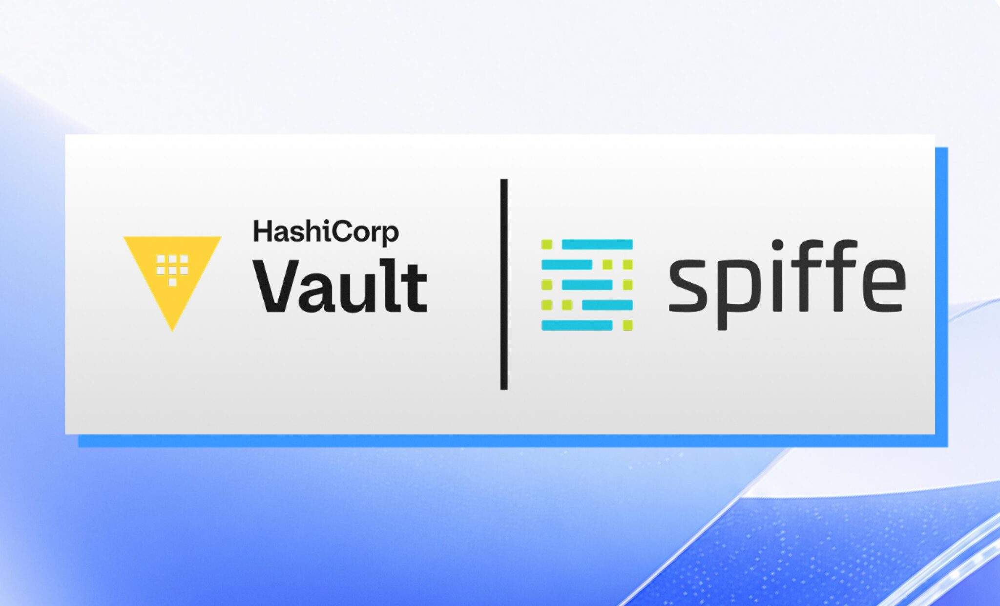 HashiCorp Vault and SPIFFE integration architecture diagram showing workload identity flow