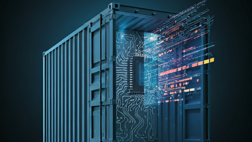 A developer in Lagos monitors AI workloads running inside Docker containers on a multi-screen setup
