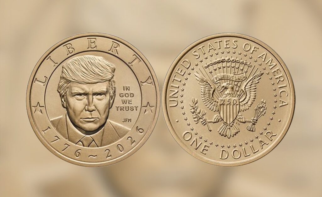 U.S. Mint to Begin Producing $1 Coin Featuring President Trump’s Portrait