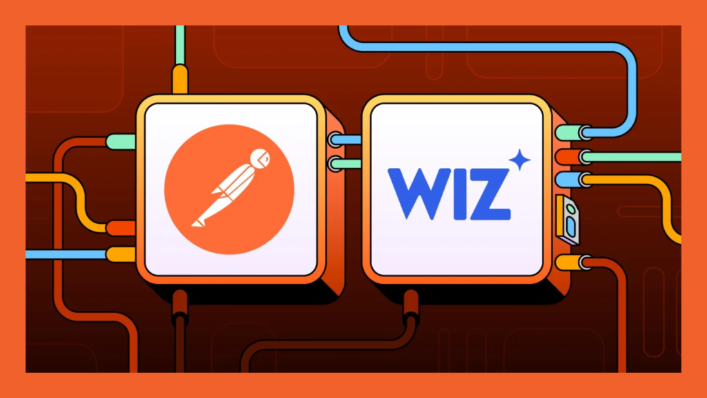 Postman API Catalog dashboard showing Wiz runtime security integration and API risk scorecard
