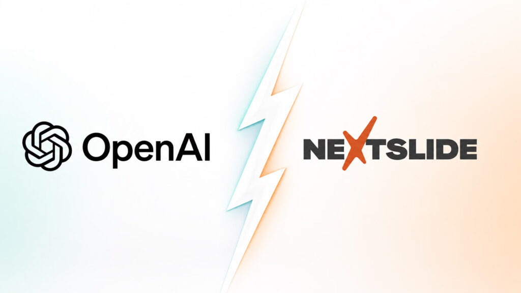 OpenAI Acquires NextSlide to Power ChatGPT Presentations
